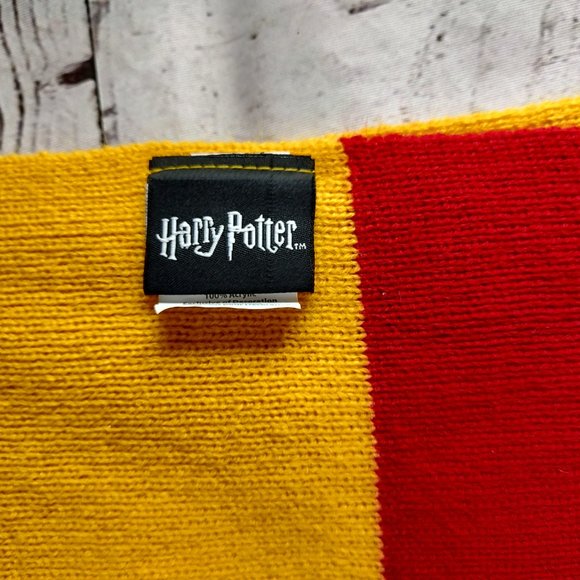 Harry Potter Gryffindor leather crest Scarf 60" costume Halloween - Picture 5 of 5